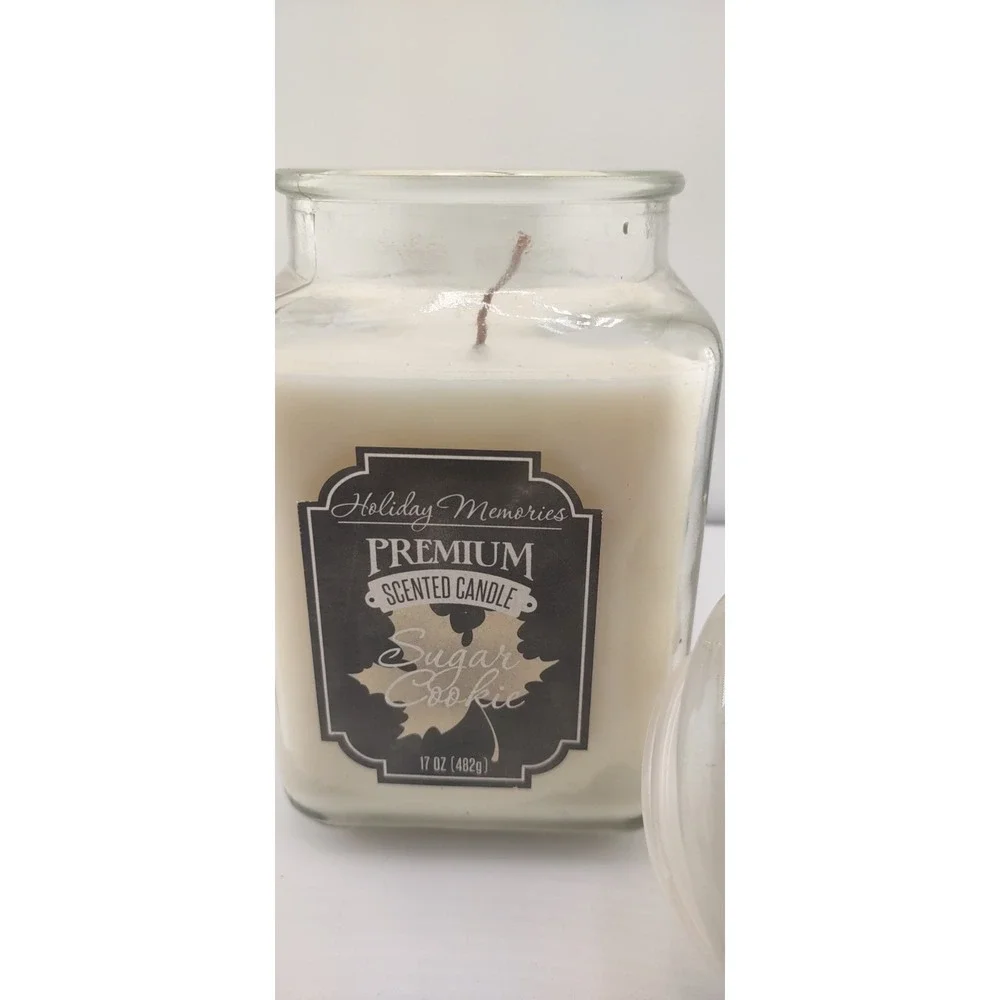 Sugar Cookie Candle Smells Amazing! Premium Large Jar 17 oz.
